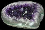 Purple Amethyst Crystal Heart - Uruguay #76808-1